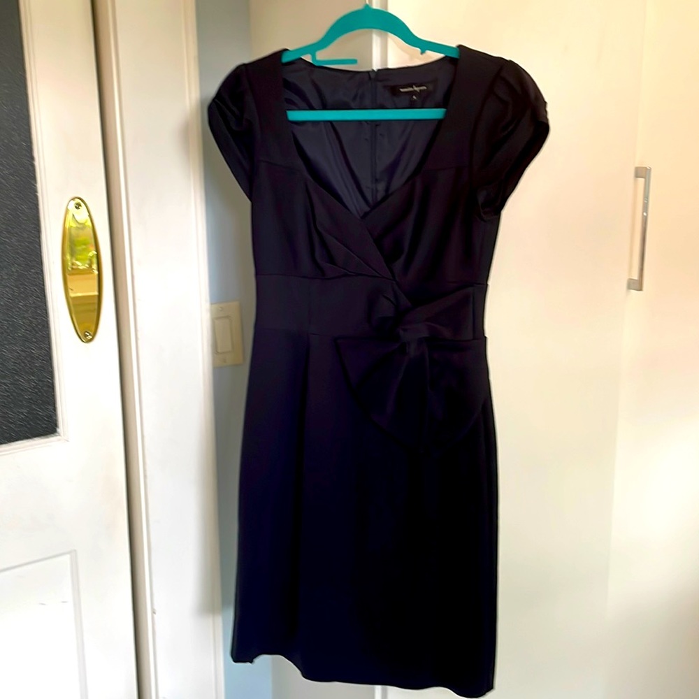 Dark navy cocktail dress